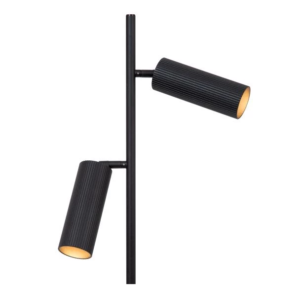 Lucide CLUBS - Lampadaire - 2xGU10 - Noir - DETAIL 1